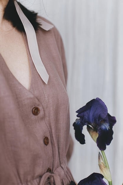 Close-up shot of a woman's outfit inspired by a specific K-drama, focusing on the details of the clothing, accessories, and overall styling. The image captures the essence and elegance of the drama-inspired look.