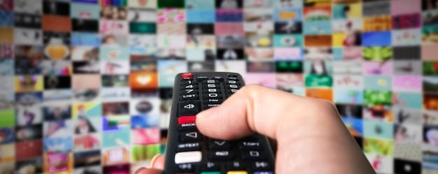 A comparison chart showing different VOD services (Netflix, Disney+, Apple TV+) with their respective prices, content libraries, and user ratings. The chart should be visually appealing and easy to understand.